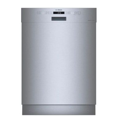 Bosch - 300 Series 24” Front Control Smart Built-In Stainless Steel Tub Dishwasher with 3rd Rack and AquaStop Plus, 46dBA SHE53B75UC