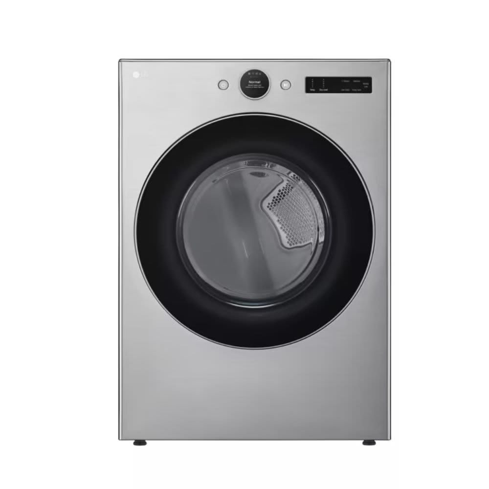LG 7.4 cu. ft. Vented Stackable SMART Electric Dryer in Graphite Steel with TurboSteam and AI Sensor Dry Technology DLEX5500V