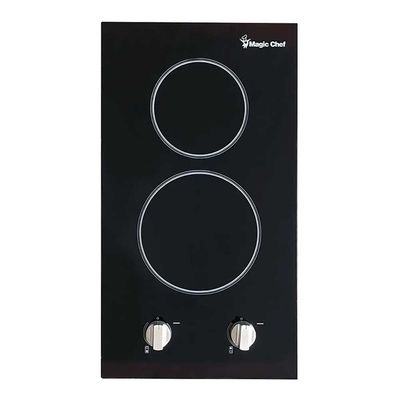 MAGIC CHEF – 12" Built-In Electric Cooktop 240v – Black
