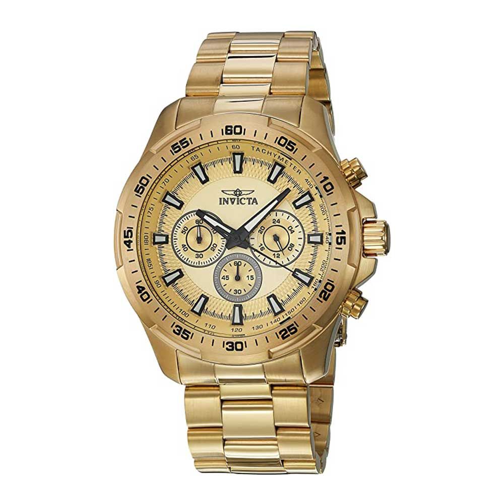 Watch Invicta Men's  Speedway Chronograph Gold-Tone Dial 22783
