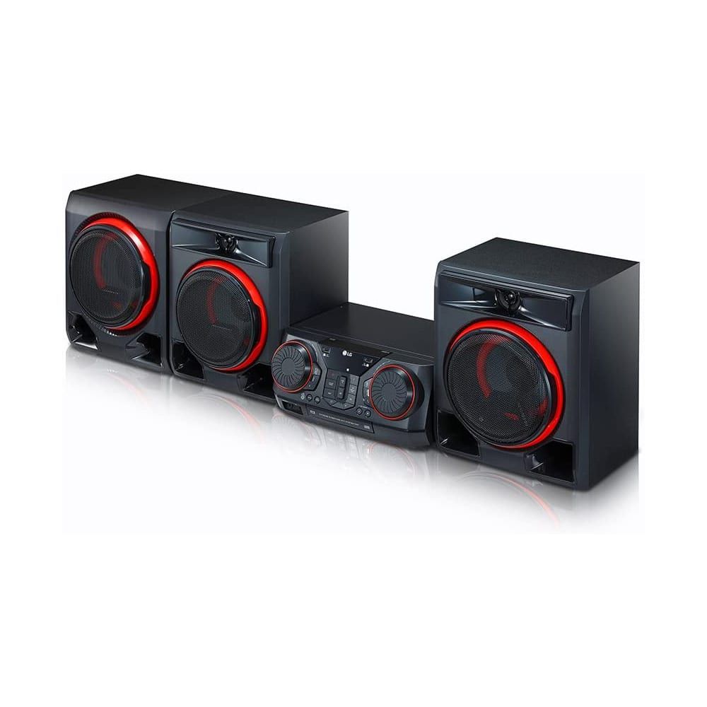 LG - Mini Audio System, 350Wx2 + 400W Sub, 7" Woofers, 8" Subwoofer CK57