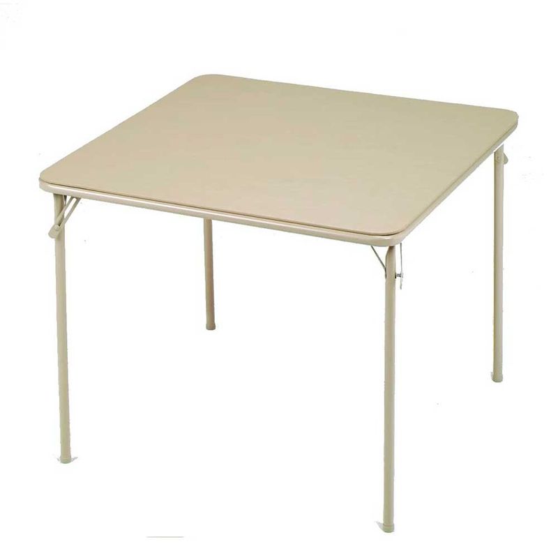 TABLE  34" SQUARE FOLDING TAN 08409834