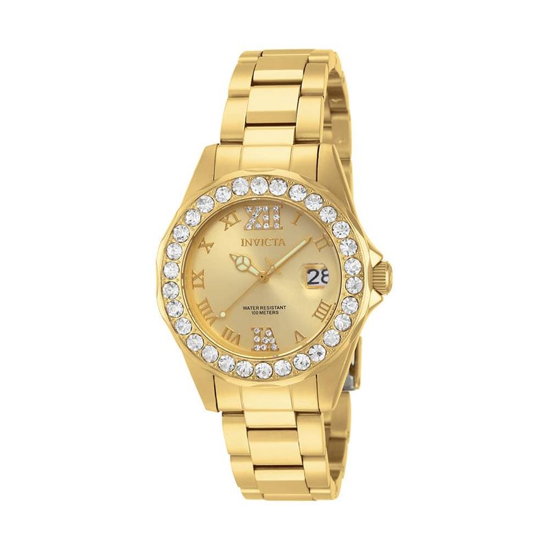 Invicta Pro Diver Women's Watch - 38mm, Gold (15252)