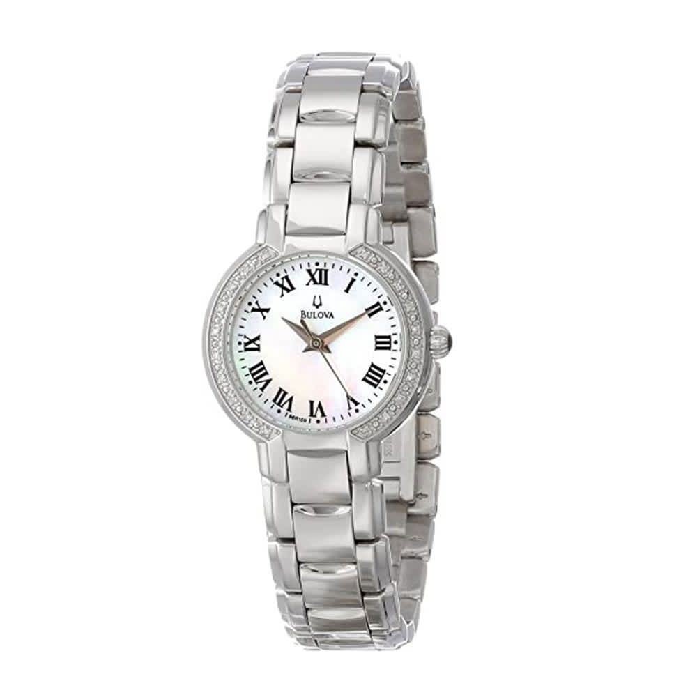 Watch Bulova Women's Classic Stainless Steel Diamond-Accented 96R159