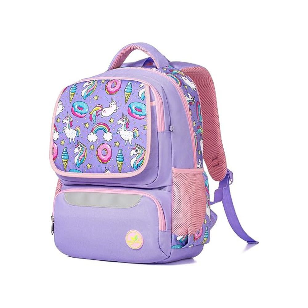 DZHJKIO Unicorn Kitty School Backpack for Girls & Boys, Large 16 Inches Unicorn Kitty B088QL5C31