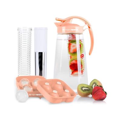 Fruit And Tea Infusion Water Pitcher - Ice Ball Maker B07D8QFYFQ