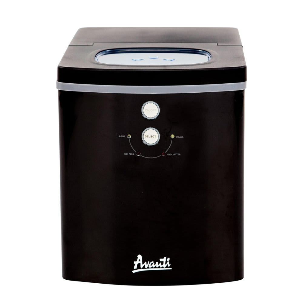 Avanti Ice Maker Portable Countertop Design Makes 33 Pounds of Ice Cubes IM1218BS-IS