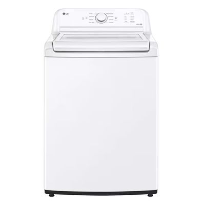 LG – 4.1 Cu. Ft. Ultra Large Capacity Top Load Washer TurboDrum Technology – White