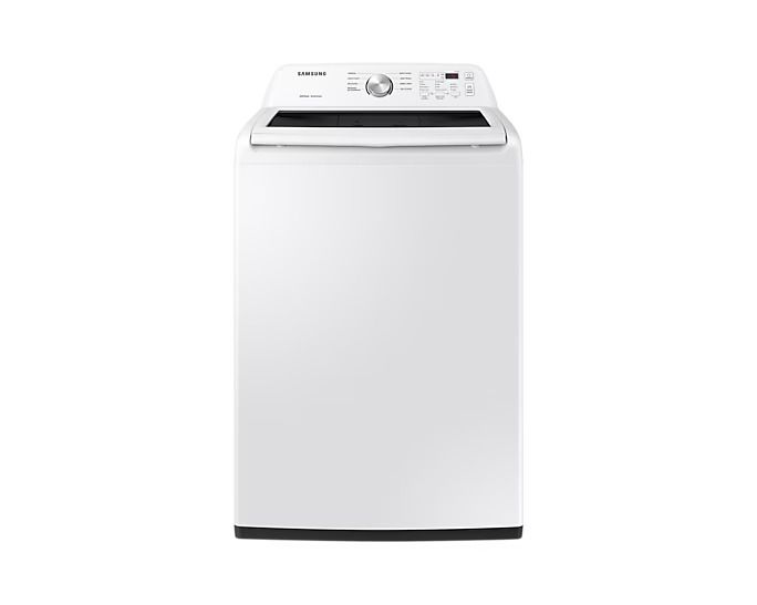SAMSUNG – 4.5 Cu. Ft. Top Load Washer with Vibration Reduction Technology – White