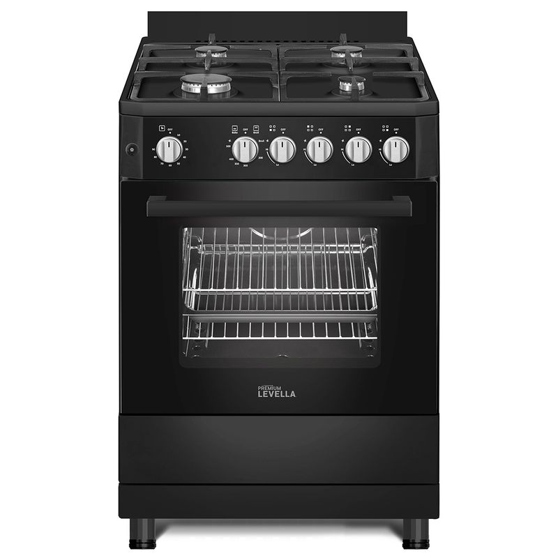 PREMIUM LEVELLA – 2.7 Cu. Ft. Freestanding Gas Range – Black