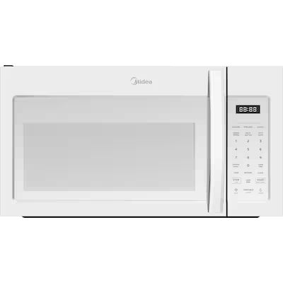 MIDEA – 1.7 Cu. Ft. Over-the-Range Microwave – White