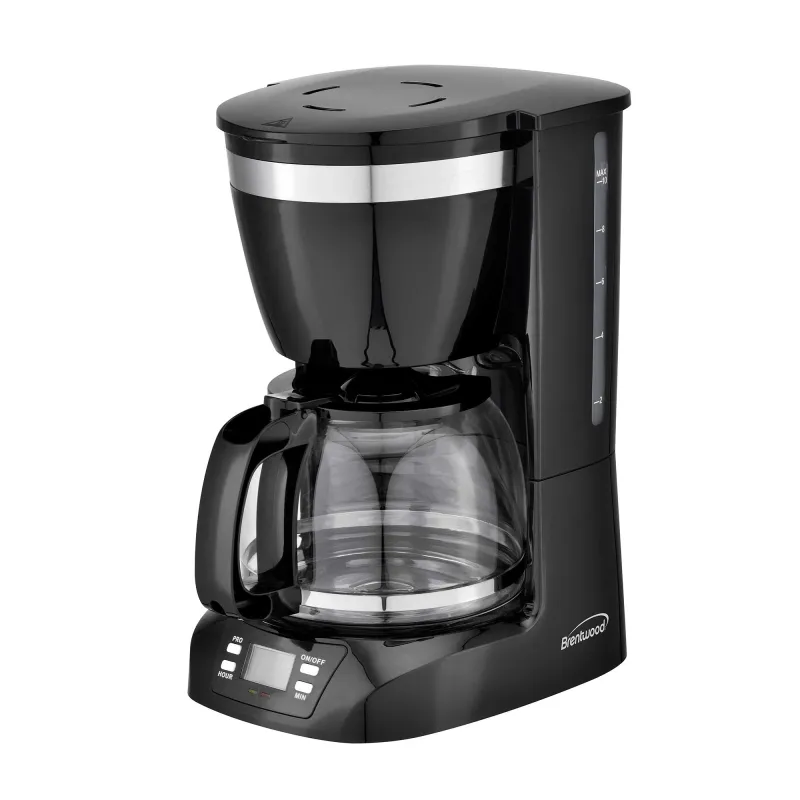 BRENTWOOD – 10-Cup Digital Coffee Maker – Black