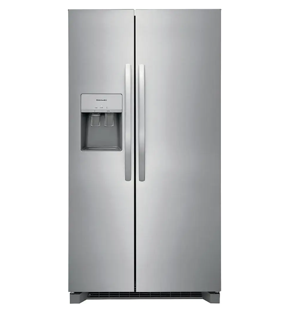 Frigidaire 25.6 Cu. Ft. 36'' Standard Depth Side by Side Refrigerator FRSS2623AS