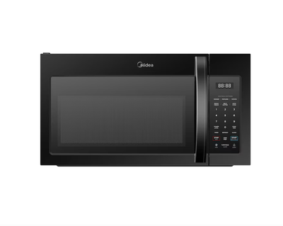 MIDEA – 1.7 Cu. Ft. Over-the-Range Microwave – Black