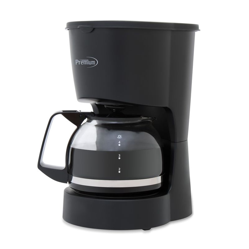 PREMIUM LEVELLA – 0.4 Cu. Ft. 4 Cup Coffee Maker – Black