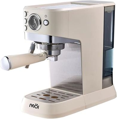 GRS – 20 Bar Espresso Machine with Milk Frother – Cream