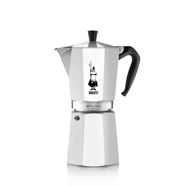 BIALETTI – Moka Express Stovetop Espresso Maker 18 Cups – Silver