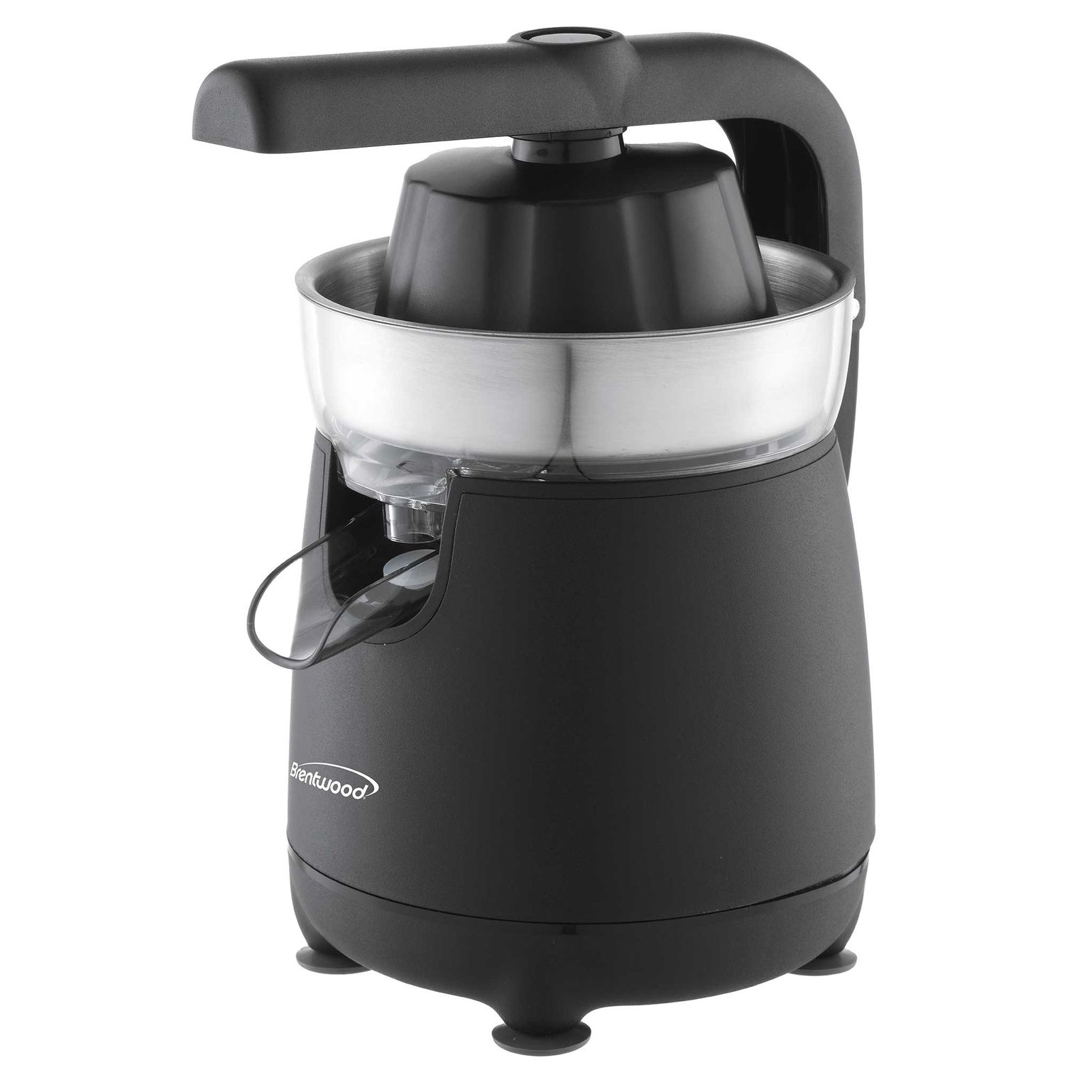 BRENTWOOD – 80 W Electric Citrus Juicer with Ergonomic Lever – Black BRENTWOOD – 80 W Electric Citrus Juicer with Ergonomic Lever – Black