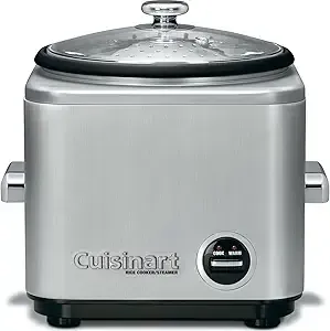 CUISINART – 8 Cup Rice Cooker & Steamer – Stainless Steel