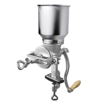 BENE CASA – Metallic Cast Iron Corn Grinder – Metallic