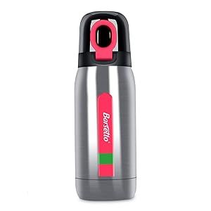 TRAVEL – Thermal Insulation Bottle with Double Stainless Steel Vacuum Flask – Black