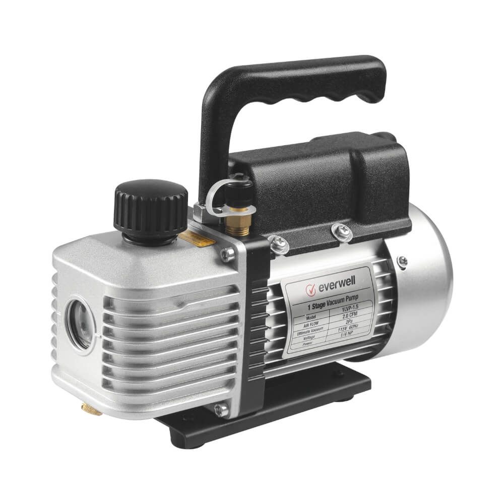 EVERWELL – 2.0CFM – 1/4HP – 1 Stage Vacuum Pump