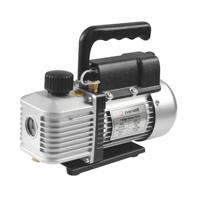 EVERWELL – 2.0CFM – 1/4HP – 1 Stage Vacuum Pump