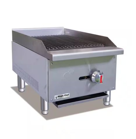 MAGIC CHEF – 16 in Commercial Countertop Radiant Charbroiler – Stainless Steel