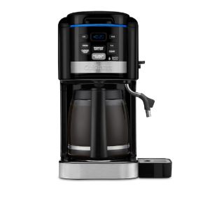 CUISINART – Coffee Plus 12-Cup Programmable Coffeemaker Plus Hot Water System – Black