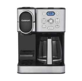CUISINART – Combo 12‑Cup & Single‑Serve Coffee Center – Black/Stainless Steel CUISINART – Combo 12‑Cup & Single‑Serve Coffee Center – Black/Stainless Steel