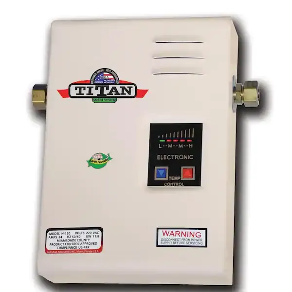TITAN – Electronic Tankless Water Heater 16 kW – 240 V / 66 A