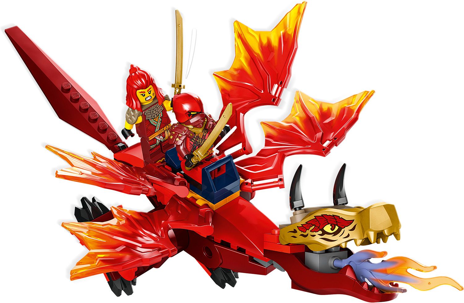 LEGO – NINJAGO Kai’s Source Dragon Battle Set – Red Dragon & 4 Minifigures