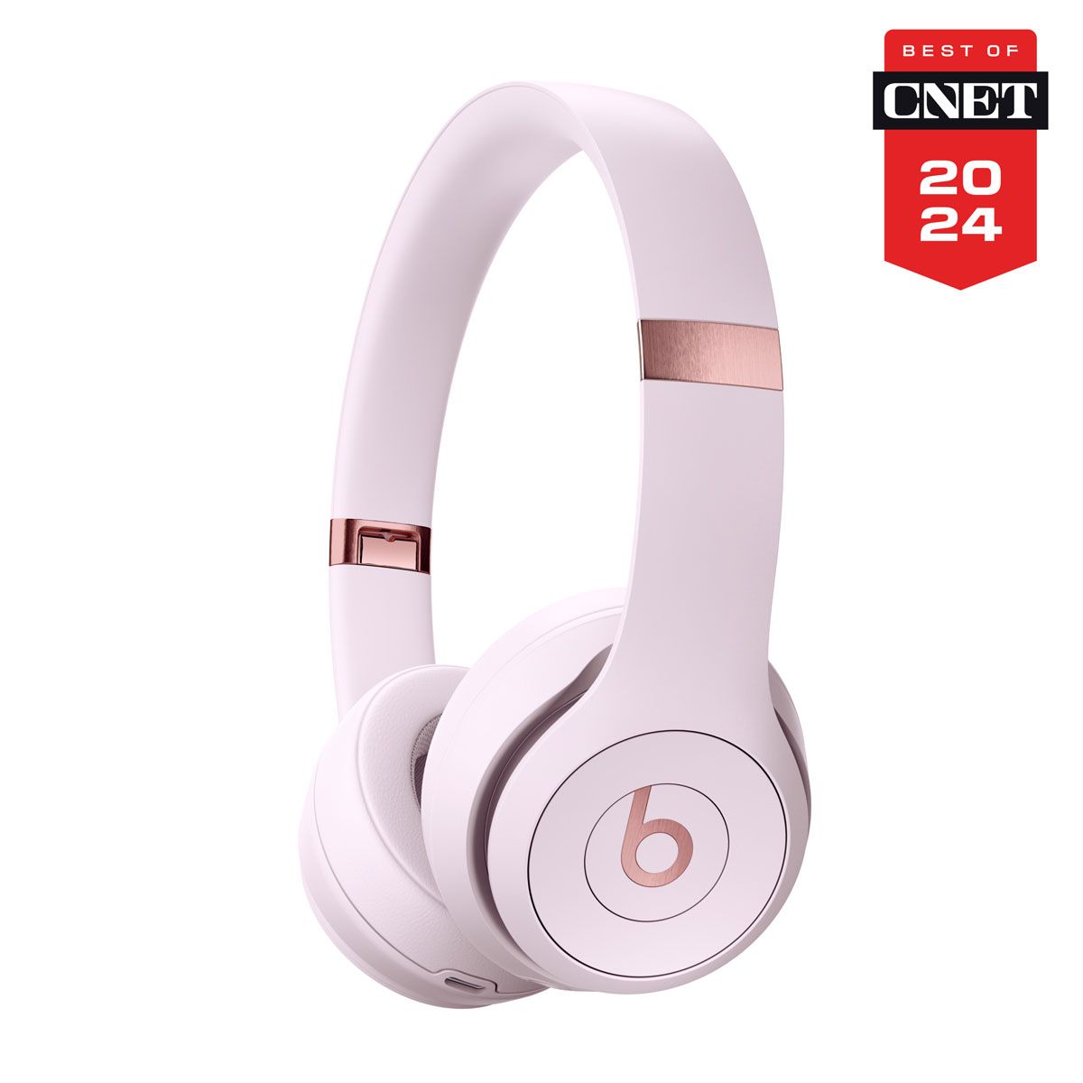 BEAST – Solo 4 Bluetooth Wireless On‑Ear Headphones – Cloud Pink