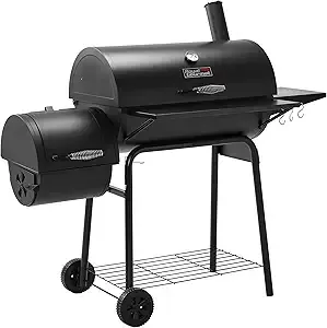 ROYAL GOURMET – Charcoal Grill with Offset Smoker – Black