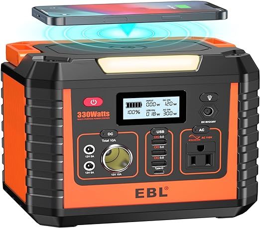 EBL – Portable power station 300 W 269 Wh – Black