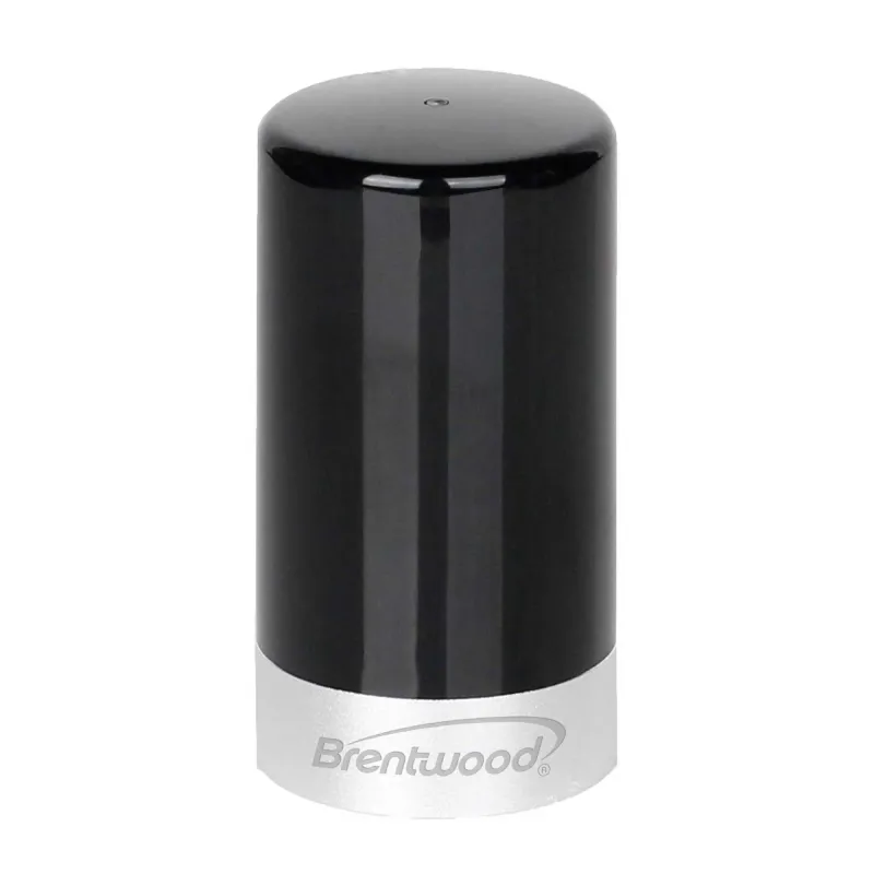 BRENTWOOD – Portable Automatic Vacuum Wine Preserver and Bottle Stopper – Black