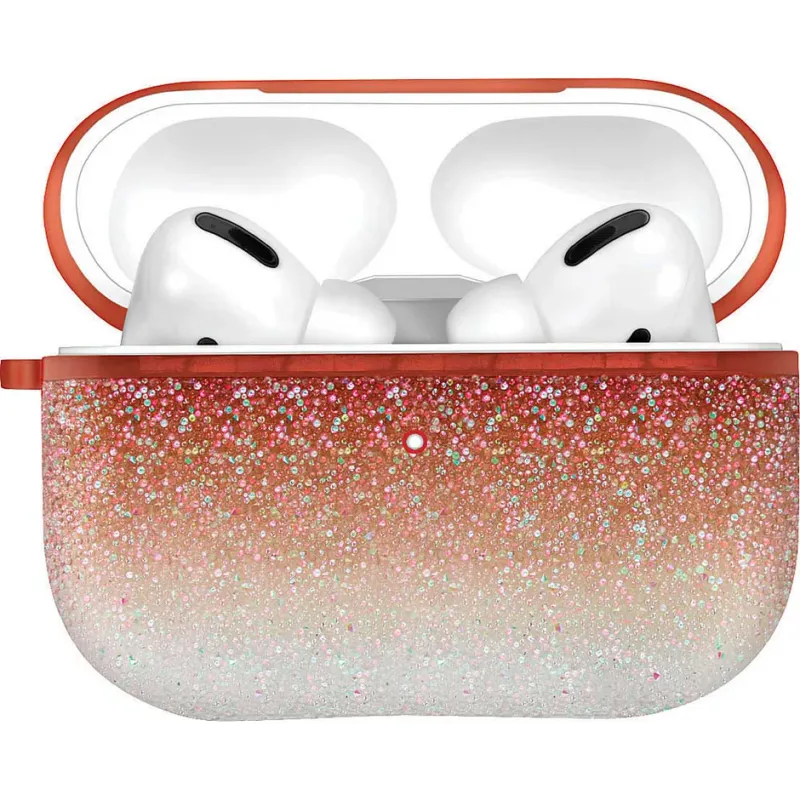 SKYLAR – Crystal 3D Heart AirPod Case – Red