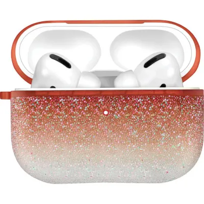 SKYLAR – Crystal 3D Heart AirPod Case – Red