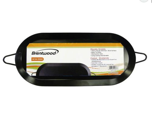 BRENTWOOD – Double Tortilla Warmer, 18″ × 8.5″ – Black