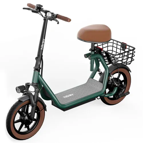 Hiboy – 14 Hiboy – 14" Big Wheel Electric Scooter with Basket U2 Ultra – Green