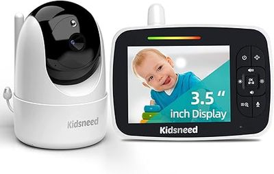 BABY MONITOR – 3.5 inch Large Display Video Baby Monitor – Black