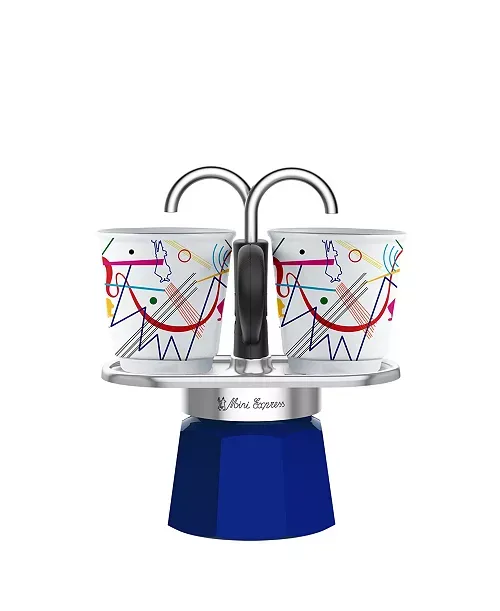 Bialetti Mini Express R Kandinsky 2 Cup Percolator 0001407/NP