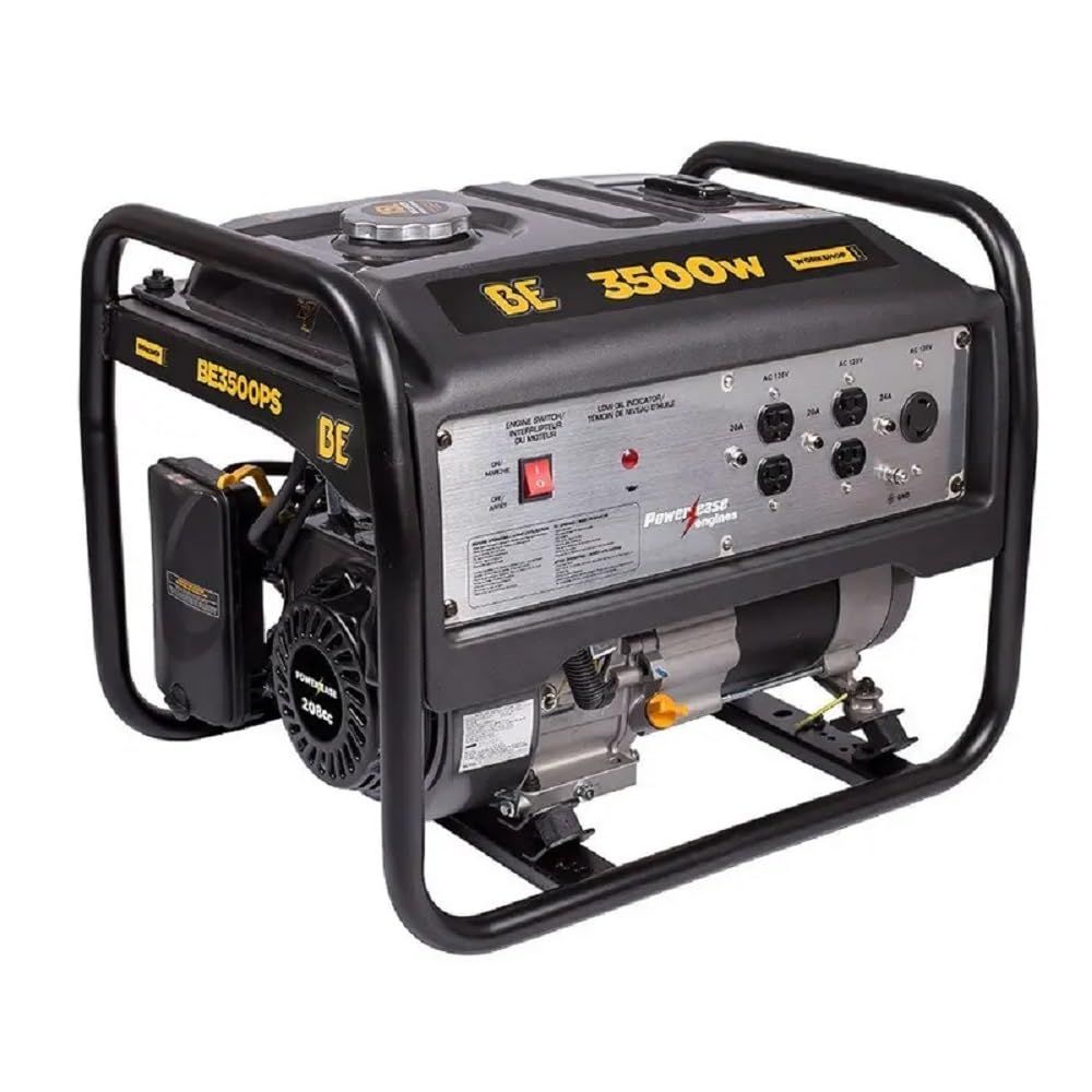 BE PRESSURE – 3500W Portable Generator – Black