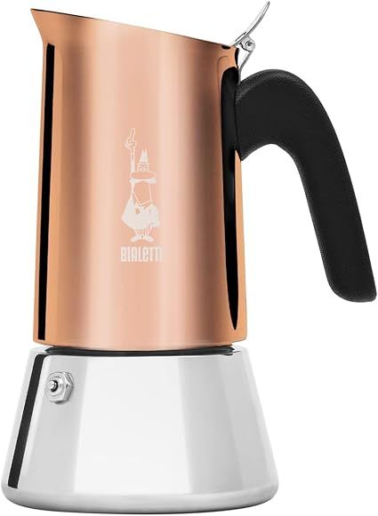 BIALETTI – Venus Induction Stovetop Espresso Maker 4 Cups – Copper