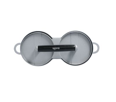 CHAR‑BROIL – Cast Aluminum Double Burger Press – Silver