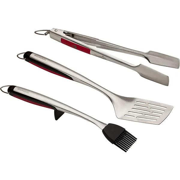 CHAR-BROIL – Comfort-Grip 3-Piece Tool Set – Stainless Steel