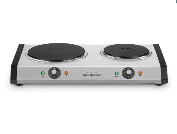 CUISINART – 2-Burner 1800W Hot Plate – Stainless Steel