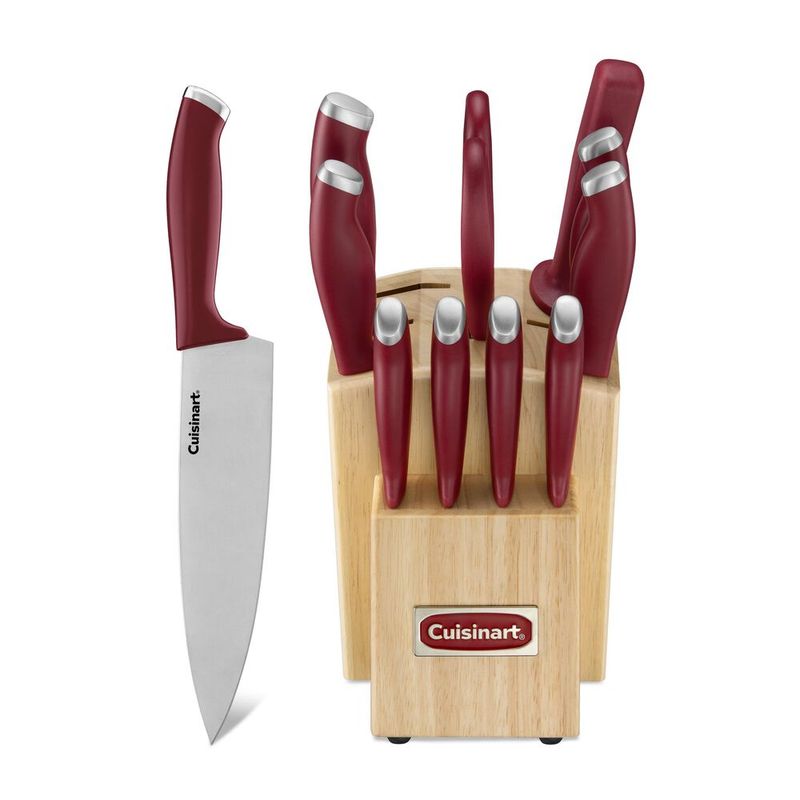 Cuisinart – Color Pro Collection 12-Piece Knife Block Set - Red