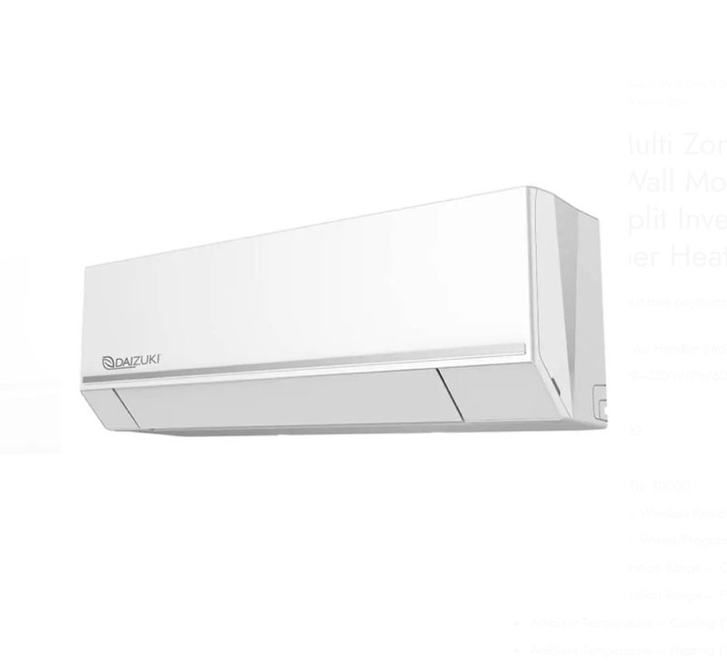 DAIZUKI – High Wall Mini-Split Indoor Unit 12,000 BTU