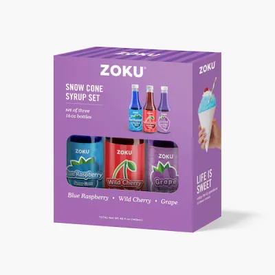 ZOKU – Snow Cone Syrups Set of 3 – Assorted Colors